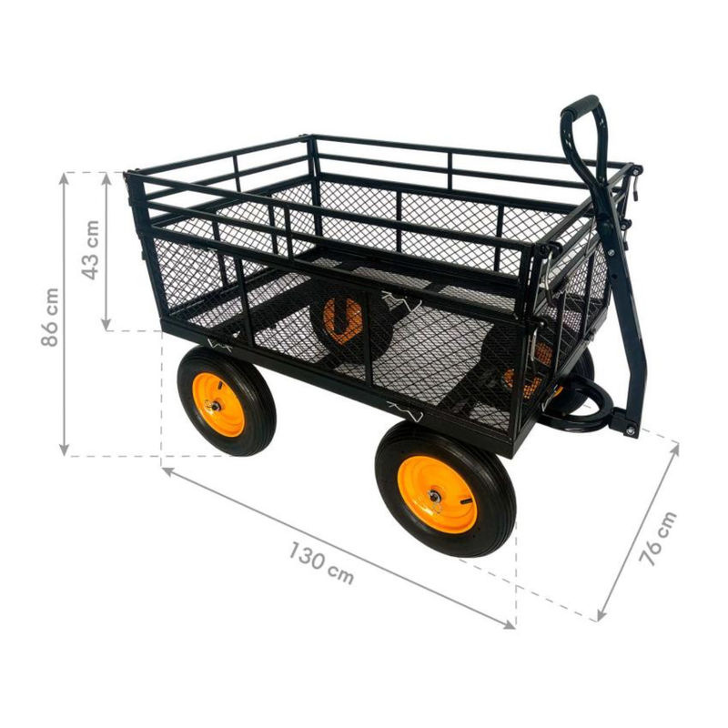 Westmann Transportwagen Transio schwarz B/T/H: 110 x 43 x 75 cm - Bild 6