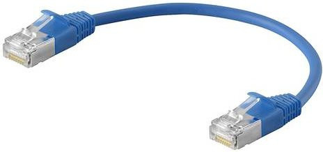Weidmüller RJ45 Patchkabel CAT 6 SF/UTP Ethernet/LAN Blau 0,2 m - Bild 1