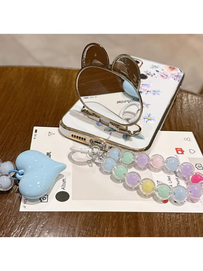 Xiaomi Handyhülle mit Blumenmuster und Lanyard-Halterung für Poco X6 X7 Pro C61 X4 Pro X3 Pro C65 C75 C55 M5 M6 M3 Pro M6 Pro in Pink und Multicolour - Bild 3
