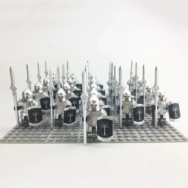 Dane Eisene Füße Eomer Rohan Krieger vs Uruk Hai Armee Figuren, 21-teiliges Set, ab 6 Jahren - Bild 1