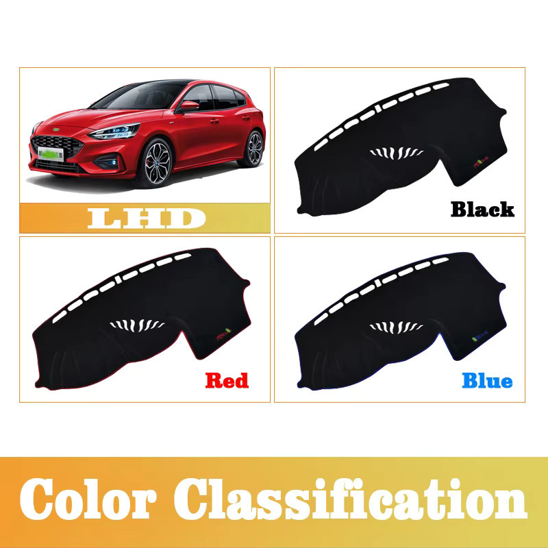 Armaturenbrett Abdeckmatte chelumei für Ford Focus 3 MK3 2012-2018 in Schwarz - Bild 3