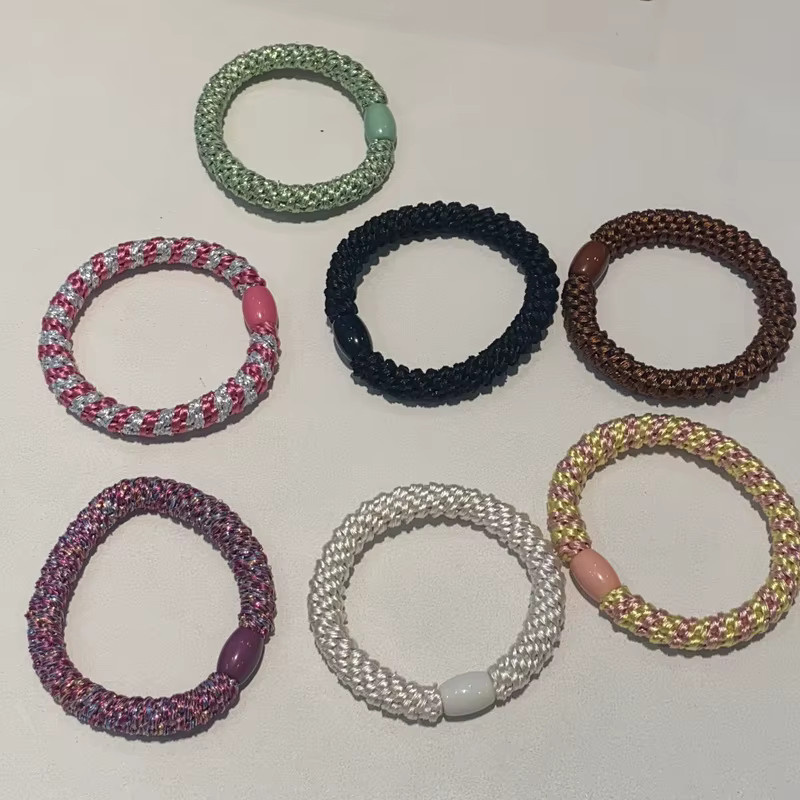 ZUXMINL Armband-Haargummis, 3 Stück, Schwarz, Damen - Bild 2
