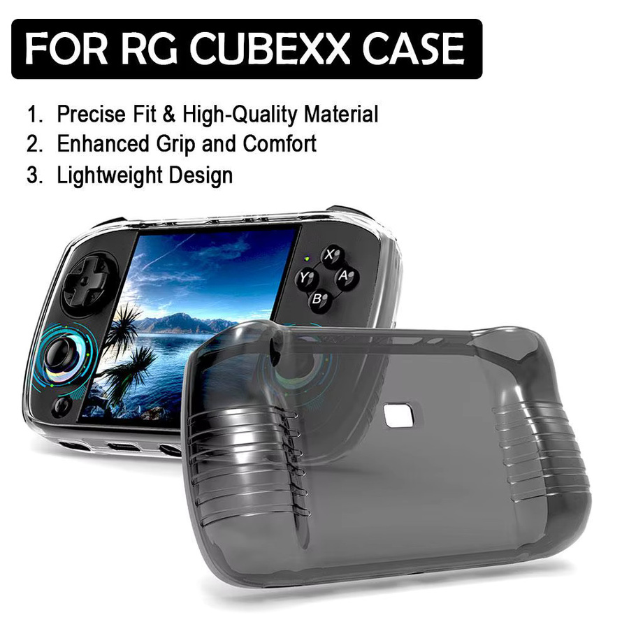 Anbernic RG Cube XX Stoßfeste TPU Schutzhülle für deine tragbare Spielkonsole in Transparent - Bild 5