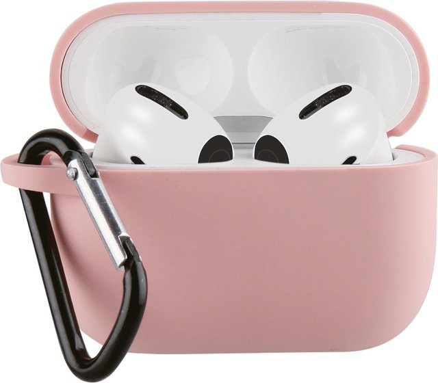 Schutzhülle für Apple AirPods 3 in Pink mit Karabiner (62755) - Bild 1