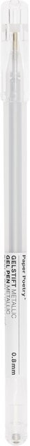 Rico Design Paper Poetry Gelstift Metallic Silber 0,8mm - Bild 1