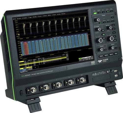 Teledyne LeCroy HDO4034A Digital-Oszilloskop 350MHz 10 GSa/s 12.5 Mpts 12 Bit in Schwarz - Bild 1