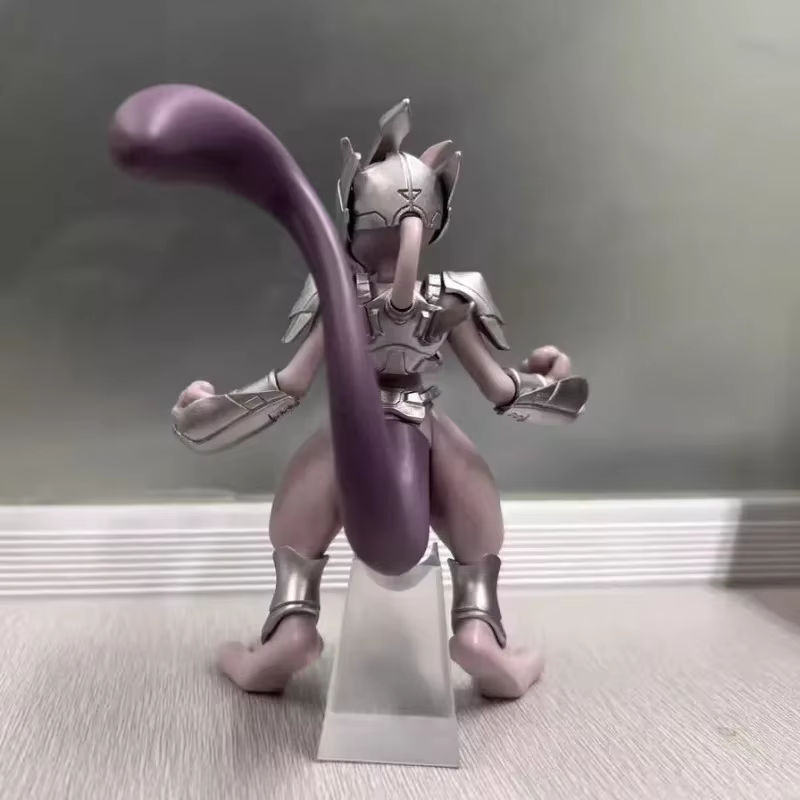 Pokemon Mewtwo Anime Figur in Lila, PVC Statue Modell für Sammler und Kinder, Höhe: 11 cm - Bild 4