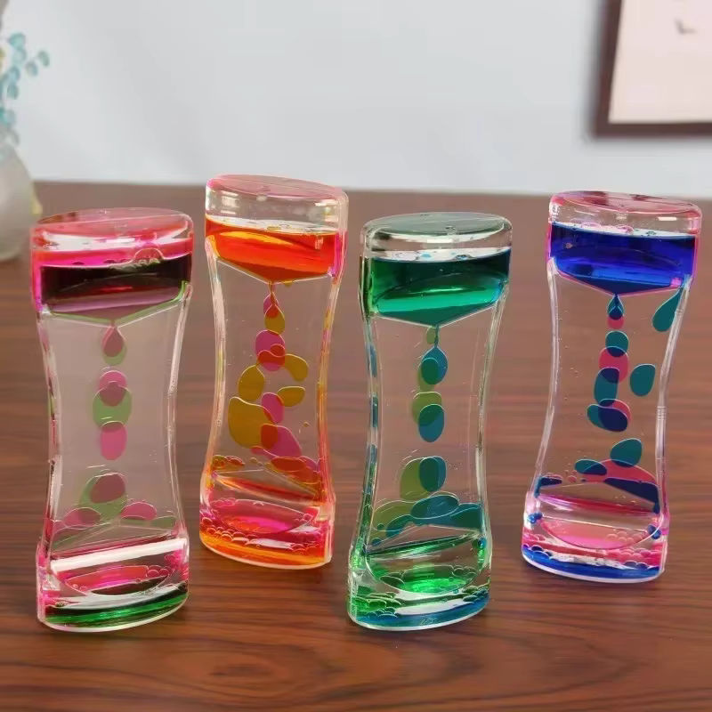 Sensorisches Bubbler-Spielzeug aus Glas und Kunststoff in mehrfarbigem Design für Stressabbau und Bürodekoration - Bild 3