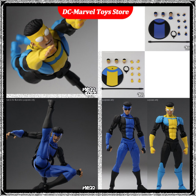 Bandai Marvel Unbesiegbarer Junge Actionfigur, Gelber Anzug Blauer Anzug - Bild 1