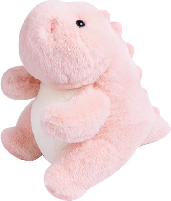 Yiran Health & Beauty Dinosaurier-Stofftier, 23cm, Rosa / Pink - Bild 1