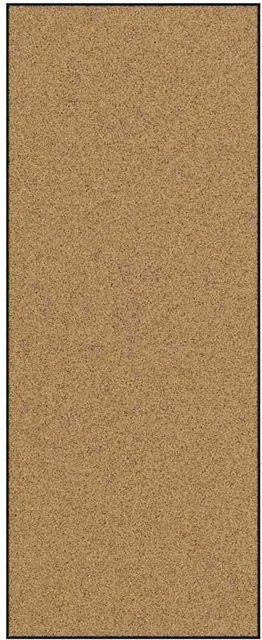 vidaXL Fußmatte aus Polyamid und PVC in Creme und Schwarz, wetterfest und rutschfest, B/T: 300 x 120 cm - Bild 1