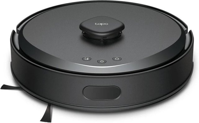 Tapo RV30 Max Saugroboter in Schwarz mit Laser-Navigation und App-Steuerung - Bild 1