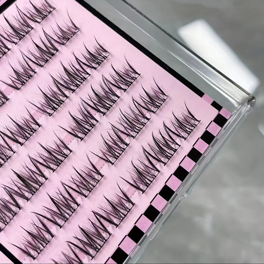 Mixiaohe Wimpern, 36 Cluster, Natürlich - Bild 3
