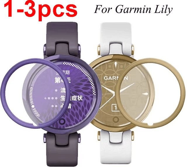 Garmin Screen Protector für Garmin Lily Smartwatch, Silikon, transparent - Bild 1