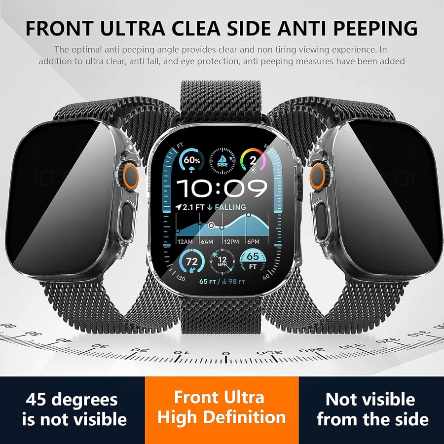 Apple Sichtschutzhülle und Glas für Apple Watch Ultra 3, 49 mm - Bild 4