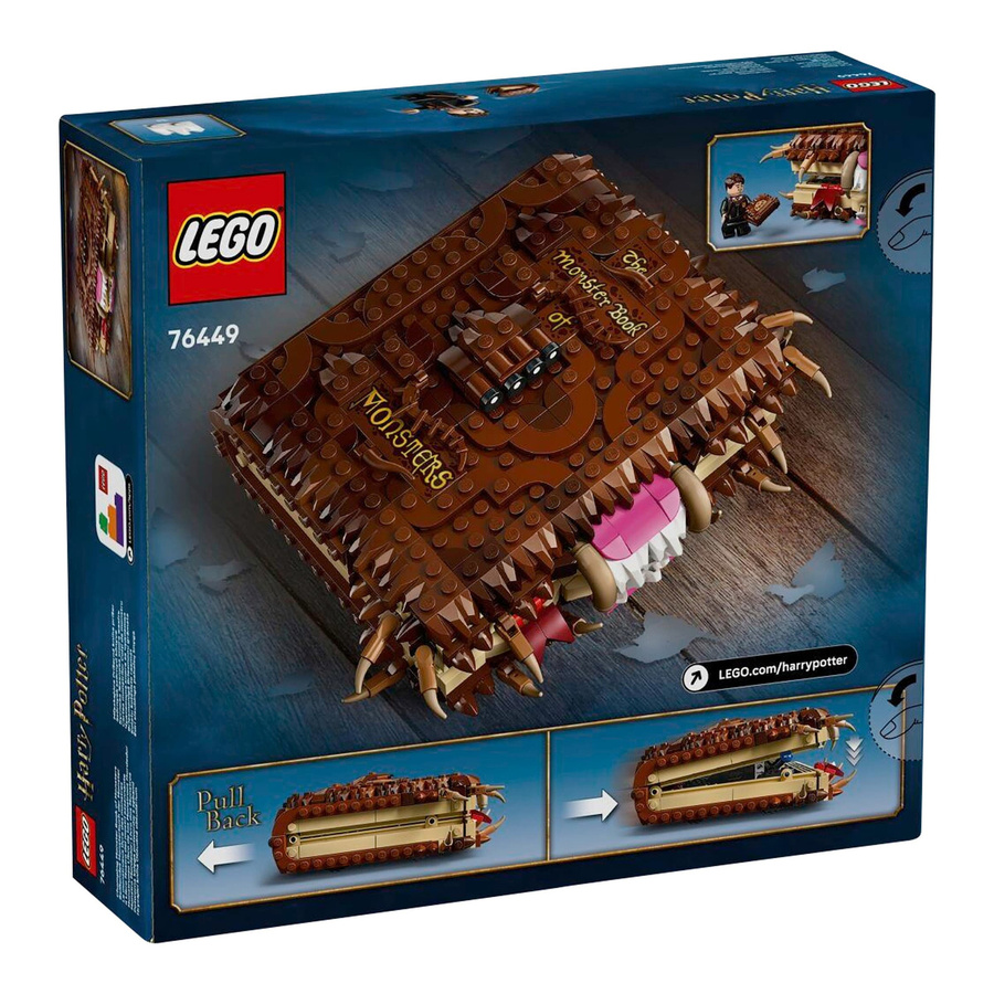 LEGO Harry Potter Beißendes Monsterbuch der Monster Konstruktionsspielzeug ab 9 Jahren - Bild 4