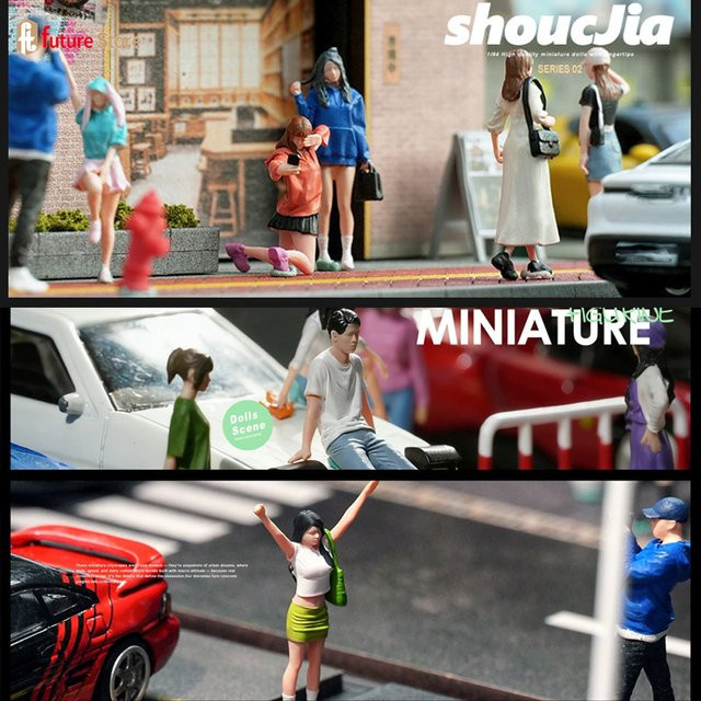 MAK Miniaturfiguren Fashion Girl Boy, 1:64, Einzelfigur, Bunt / Mehrfarbig - Bild 1