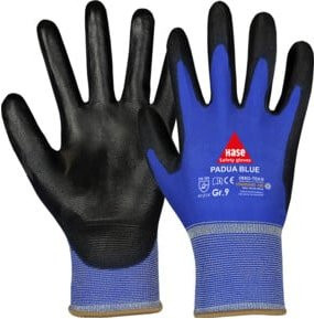 Hase Montagehandschuhe Padua Blue Größe XL aus Nylon mit PU-Beschichtung - Bild 1