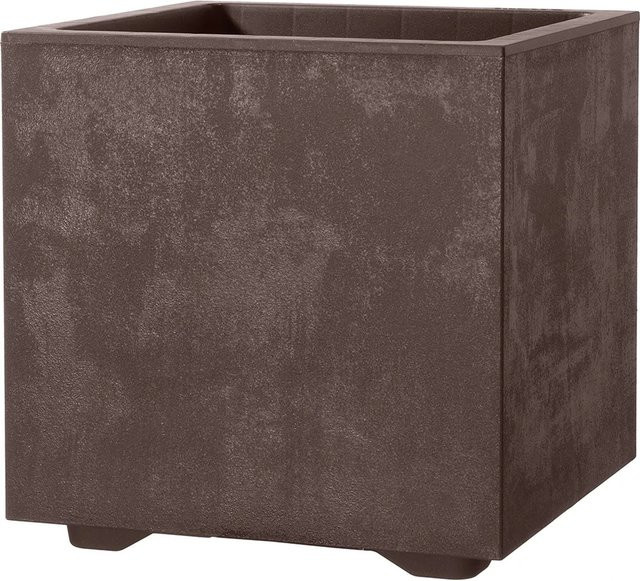 Deroma Pflanzkübel Millennium in Brown, B/T/H: 25 x 25 x 25 cm - Bild 1