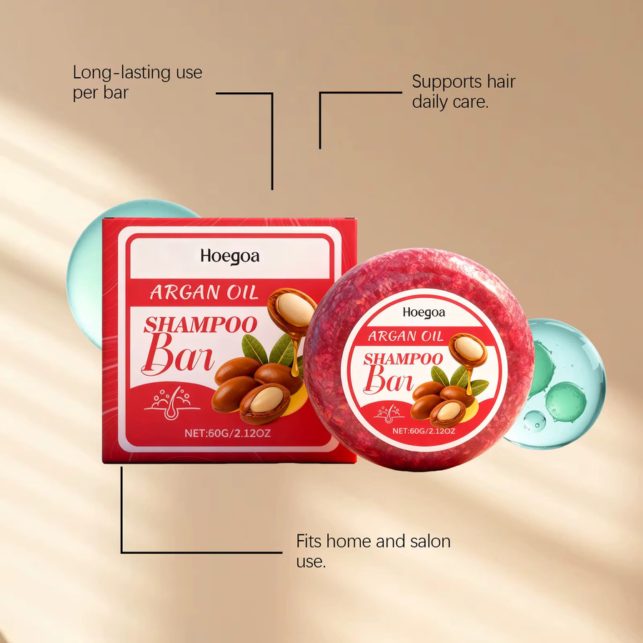 HOEGOA Shampoo Bar, 60 g, für fettiges Haar, Unisex - Bild 2