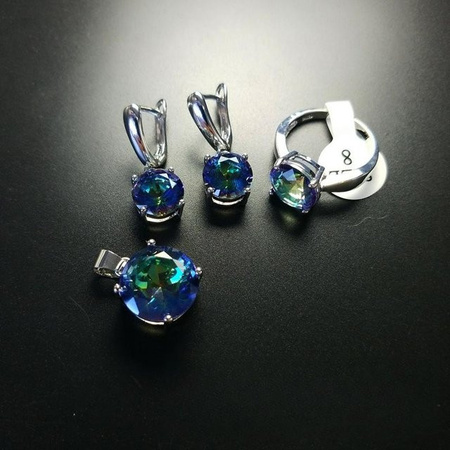 YIRAN Jewelry Schmuck-Set, Ohrringe, Halskette, Ring, Damen