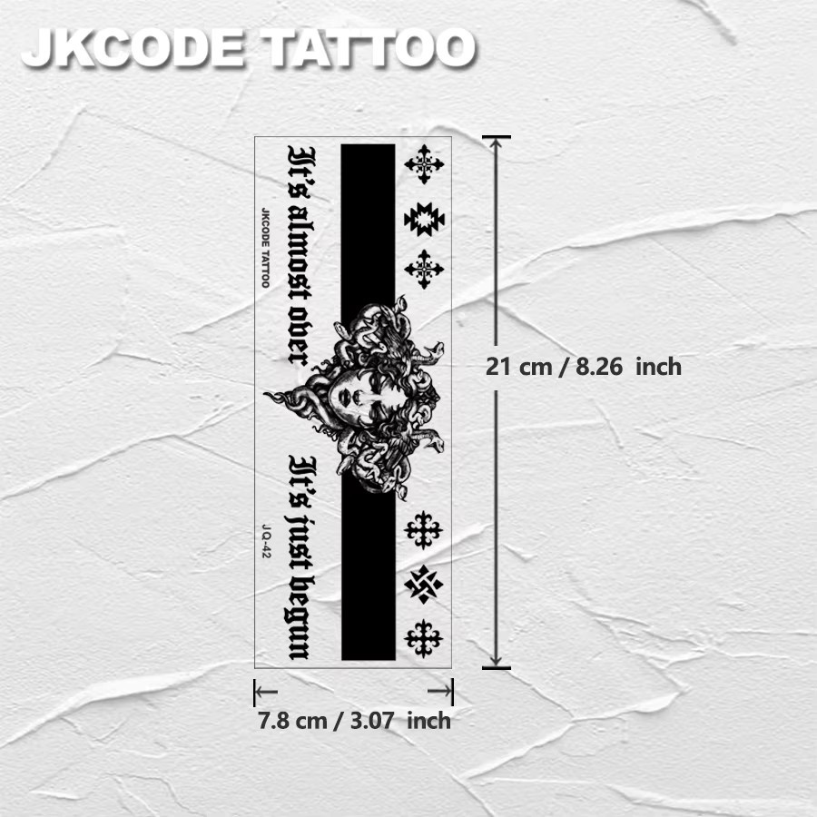 JKCODE TATTOO Medusa Tattoo-Armband, Unisex - Bild 3