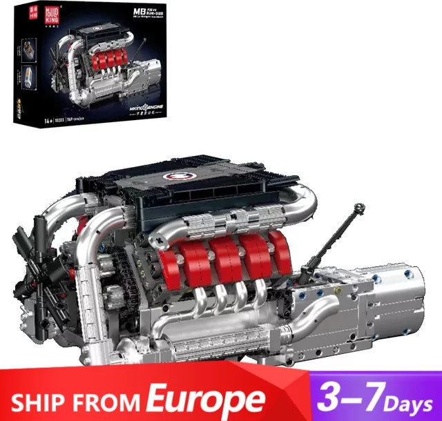 Mold King V8 Motor Technische Fahrzeuge, Bausteine, 1169 Teile, ab 14 Jahren - Bild 1