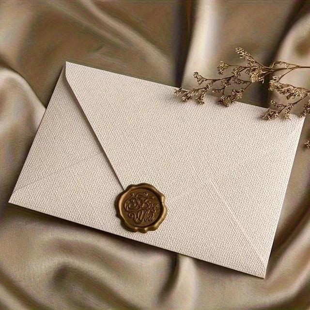Vintage Wachssiegel-Aufkleber für Briefumschläge, Postkarten und Geschenkpapier - Bild 1