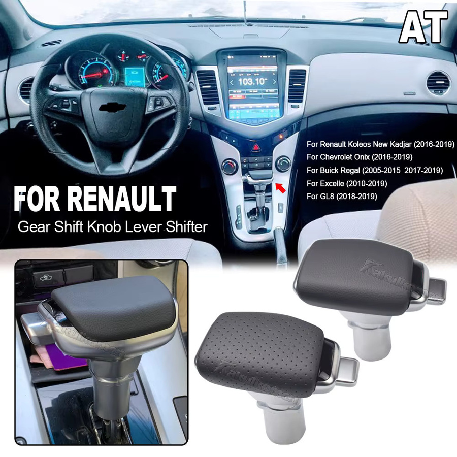 Automatischer Schaltknauf Hebel Schieber in Schwarz für Buick Regal Excelle GT XT, Chevrolet Cruze, Renault Koleos, Kadjar und Focus von GOOOODABC - Bild 4