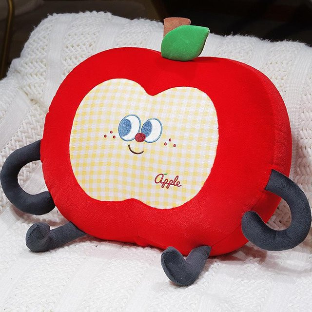 Yiran toy Kawaii Rote Apfel Plüschtier, Kissen, 45cm - Bild 1