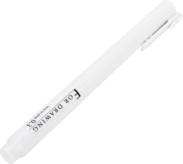 Micron Liner Zeichenmarker mit feiner Spitze und schwarzer Tinte für Anime-Illustrationen, 0,05 mm, Weiß - Bild 1