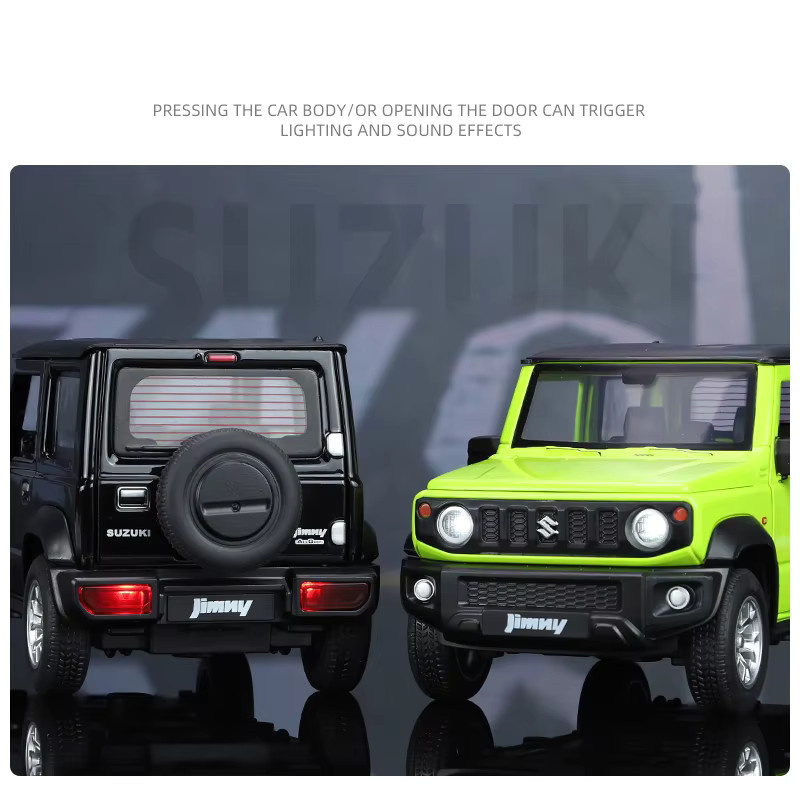 Maisto Suzuki Jimny, Automobil Modell, 1:24, Metall, Schwarz - Bild 2