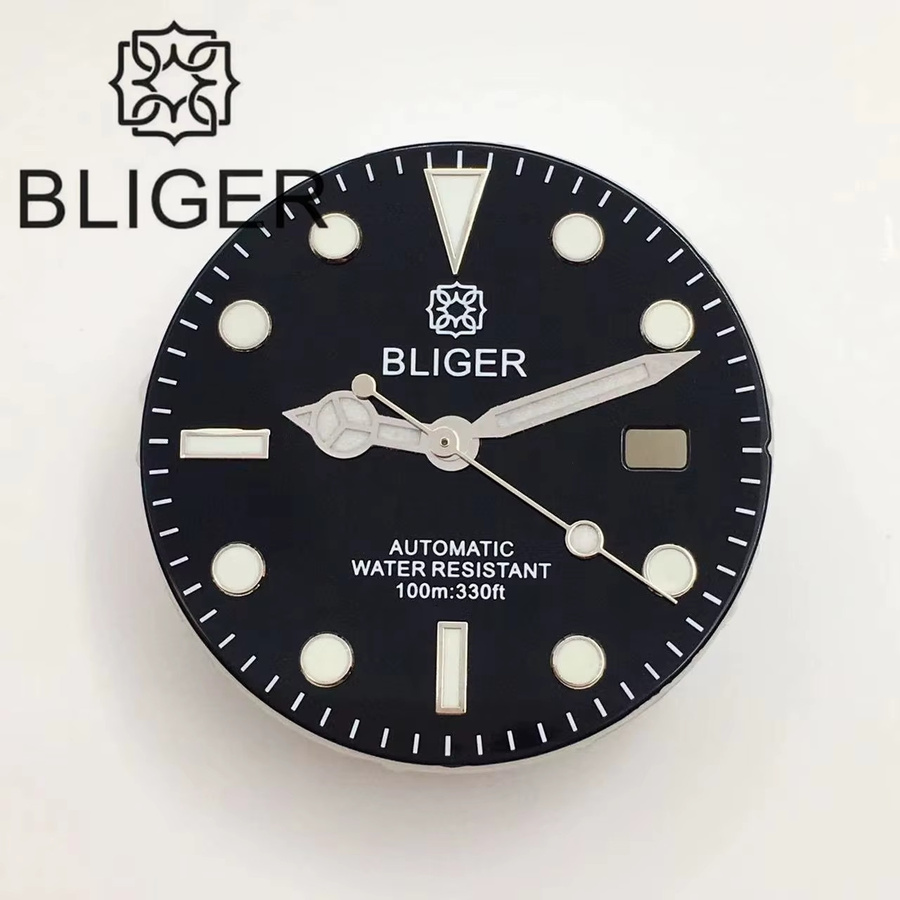 BLIGER Armbanduhr, 29 mm, 3135 Uhrwerk, blaues Zifferblatt, Unisex - Bild 3