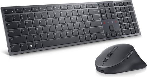 Dell Premier Collaboration Keyboard und Mouse Set KM900 in Grau und Schwarz mit Bluetooth und US-Layout - Bild 1