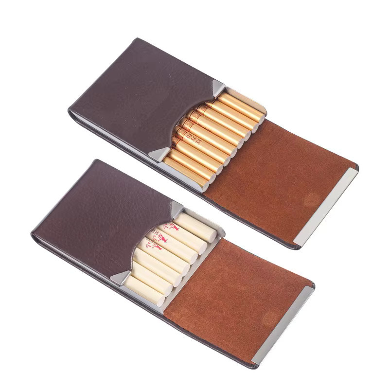 KeYi 7er-Pack Zigarettenetui aus Leder PU mit Magnetschnalle und Flip Cover für Männer - Bild 3