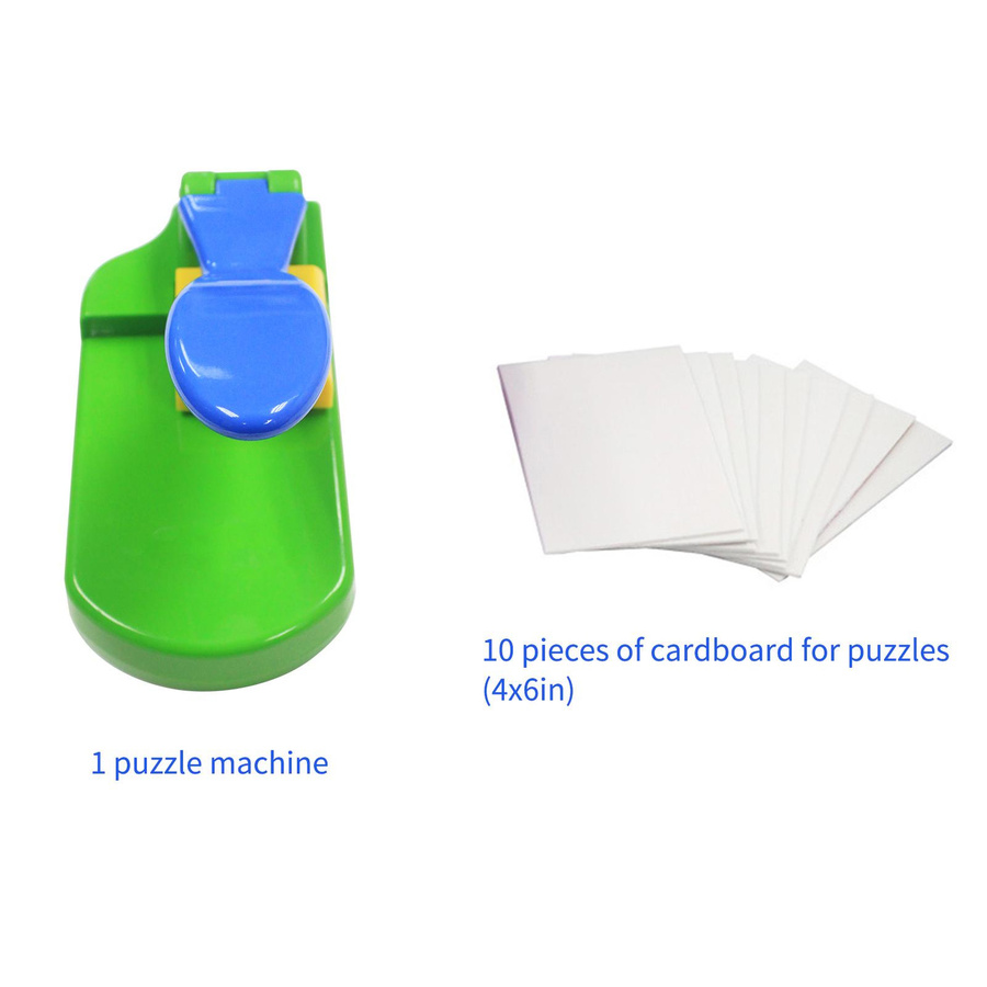 TOMTOP JMS Puzzle-Maker-Maschine Papierbrettschneider grün 10-teiliges Set - Bild 2