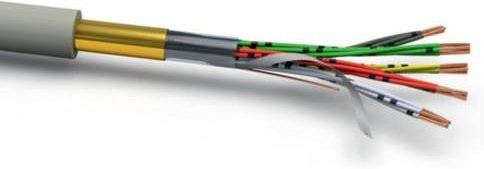 VOKA Kabelwerk 16408100 Fernmeldekabel J-H(St)H 6 x 2 x 0,6mm² Grau (RAL 7035) 500m - Bild 1