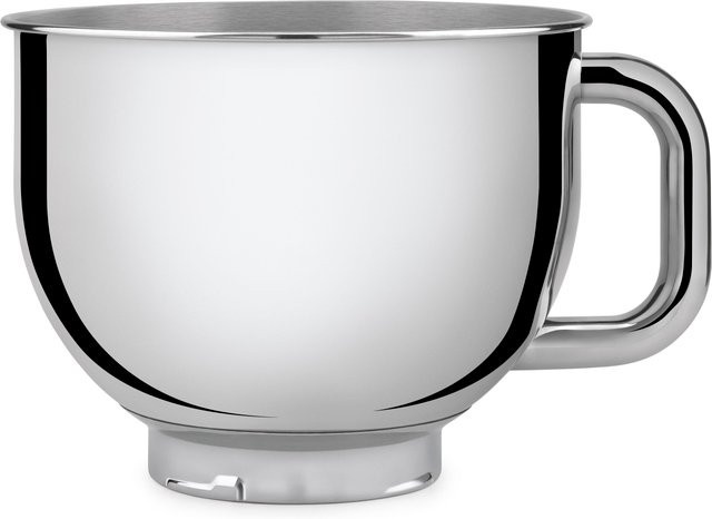Smeg Rührschüssel SMB404 mit Griff aus Edelstahl in Silver - Bild 1