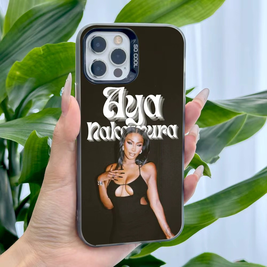 Singer A-Aya Nakamura Handyhülle mit Plating Advanced Schutz für Apple iPhone 11 12 13 14 15 16 Pro Max Plus - Bild 3