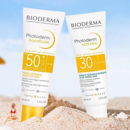 BIODERMA Photoderm Aquafluid Sonnencreme LSF 50+, 40 ml, Trockene Haut