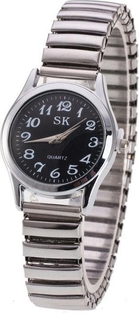 Armbanduhr Digitaluhr, Quarz, Edelstahl, Schwarz, Unisex - Bild 1