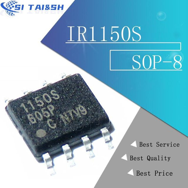5 Stück Si Tai&SH IR1150S IR1150IS IR1152S IR1153S IR1155S IR1166S IR1168S IR1169S IR21531S IR1152 IR1153 IR1155 IR1166 IR1168 IR1169 SOP-8 in Schwarz - Bild 1