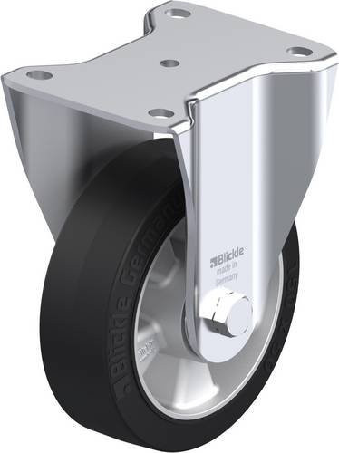 Blickle BH-ALEV 150K Bockrolle in Schwarz-Grau mit 150 mm Rad-Durchmesser und 400 kg Tragfähigkeit - Bild 1