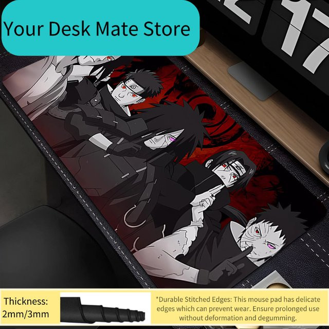 Lockedge Mauspad XXL Naruto Akatsuki von Bandai in Multicolour - Bild 1