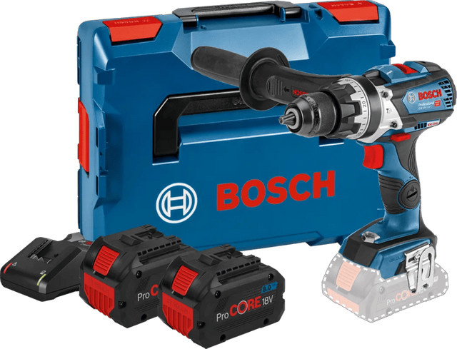 Bosch Professional GSR 18V-110 C Akku-Schrauber Starterset mit 2x 8,0 Ah ProCORE Akkus in Blau - Bild 1
