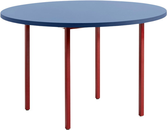 HAY Two Colour Rundtisch aus Valchromat in Blau - Bild 1
