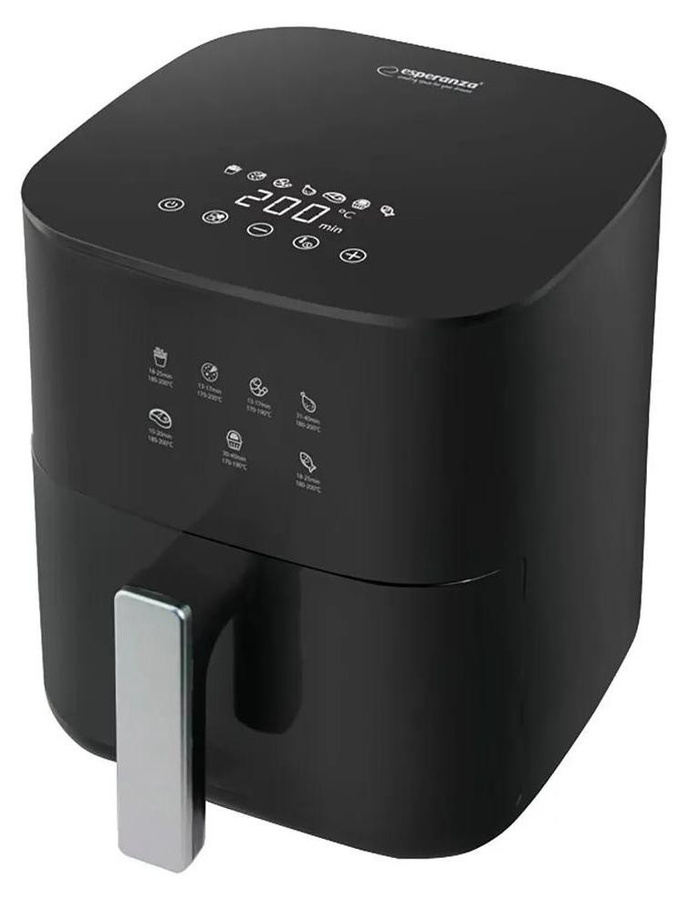 Esperanza EKA002 Heißluftfritteuse mit 3,5 l Fassungsvermögen, 80 bis 200 °C und 60 min Timer - Bild 1
