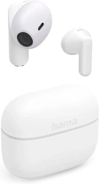 Hama Freedom Light II TWS Bluetooth Earbuds mit Mikrofon und Sprachsteuerung in Weiß - Bild 1