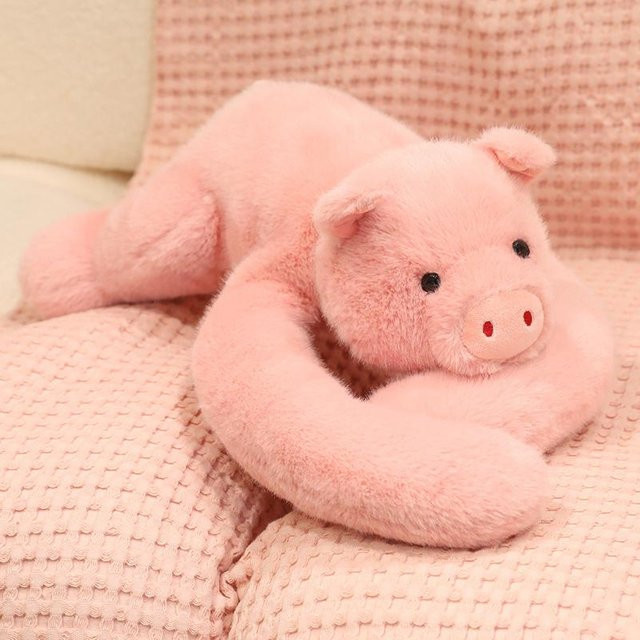 Liegende Plüschpuppe, Rosa / Pink, ab 14 Jahren - Bild 1