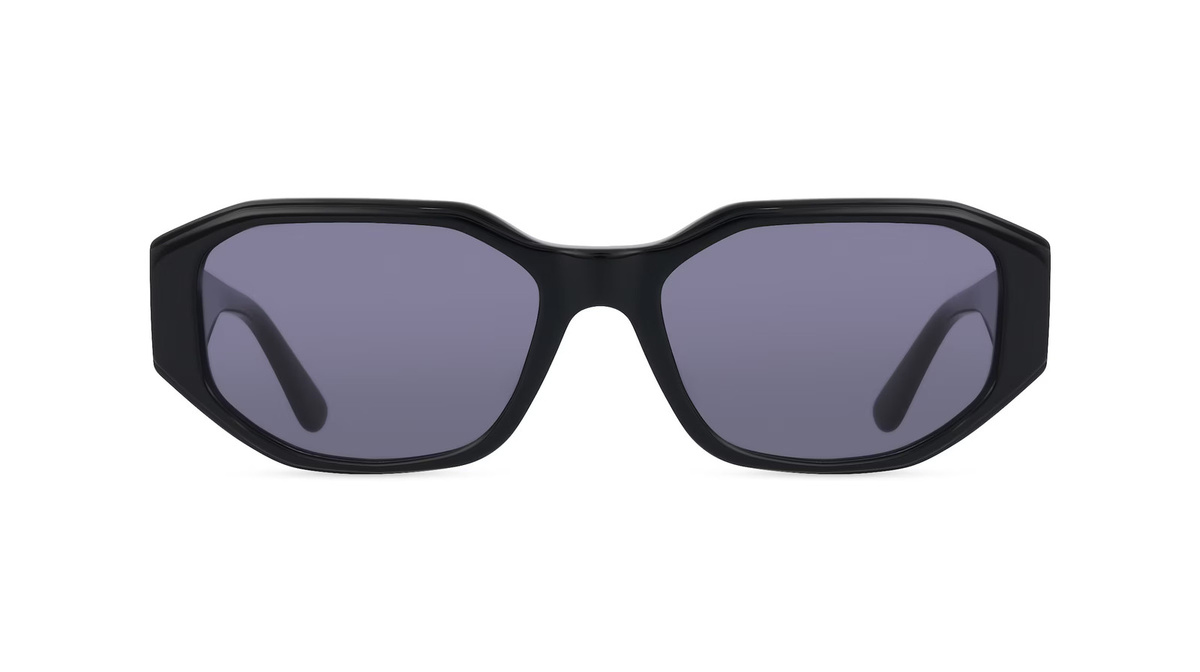 Karl Lagerfeld KL6073S Sonnenbrille Vollrand, Quadratisch, Kunststoff, Damen, schwarz - Bild 1